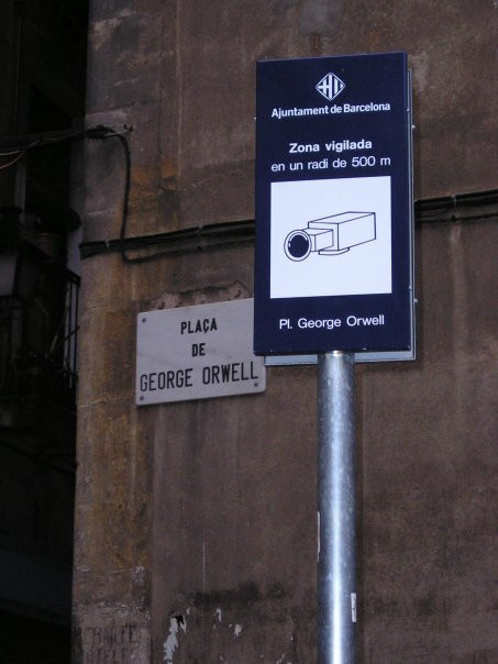 George Orwell Placa