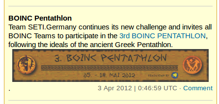 BOINC Pentathlon Screenshot von boinc.berkeley.edu